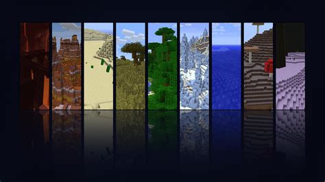 Minecraft Biomes Wallpaper