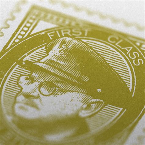 Captain Mainwaring (Dad's Army) Stamp Print - Typaprint