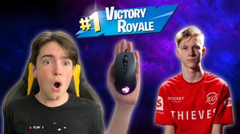 I WON WITH MR SAVAGE'S MOUSE!! - Fortnite Battle Royale - YouTube