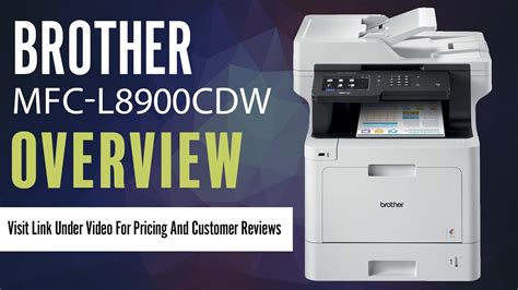 Brother MFC-L8900CDW Review | All In One Printer Overview - YouTube