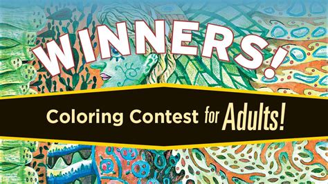 Grown Up Coloring Contest Winners – April 2019 | Alive! News