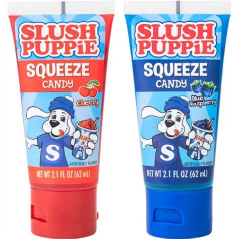 Slush Puppie Squeeze Candy - Randomly Picked Flavors 4 Count, 2.1oz/ 4 Count - Smith’s Food and Drug