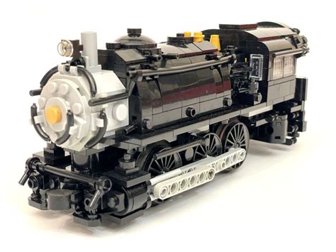 LEGO MOC 1:48 PRR B8a 0-6-0 Tank Engine (Powered Up) by NonsenseWars | Rebrickable - Build with LEGO