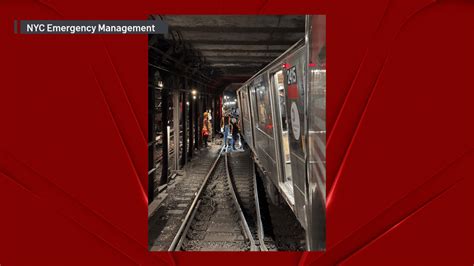 Subway derailment NYC: 1/2/3 service remains impacted days after collision – NBC New York