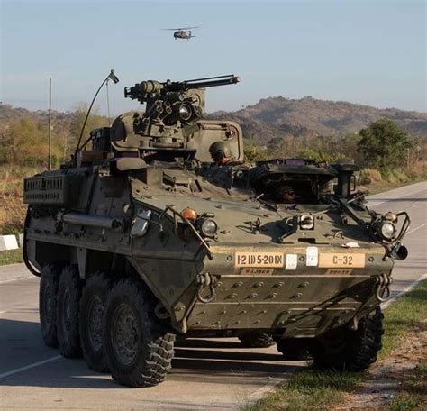 M1126 Stryker APC - US Army | Military vehicles, Us army, Military