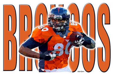 Denver Broncos Digital Art by Stephen Younts - Fine Art America