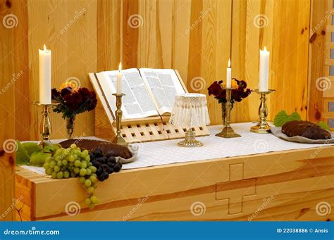 Thanksgiving church altar stock photo. Image of flowers - 22038886