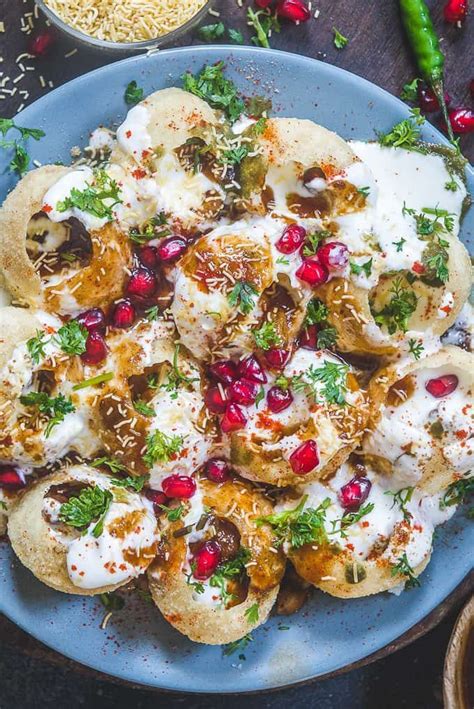 Dahi Puri | Chaat recipe, Indian food recipes vegetarian, Healthy ...