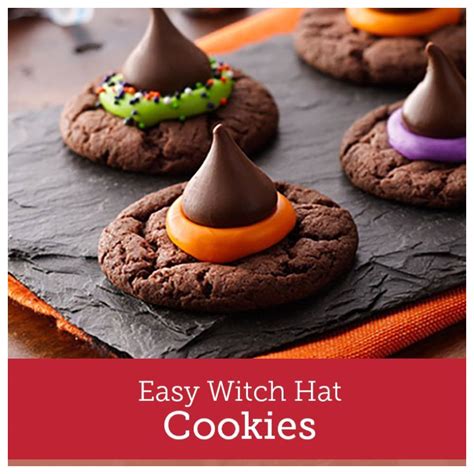 Easy Witch Hat Cookies | Betty Crocker | Halloween food desserts, Witch hat cookies, Spooky ...