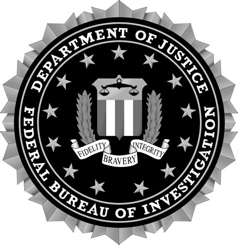 FBI Seal Logo Black and White – Brands Logos