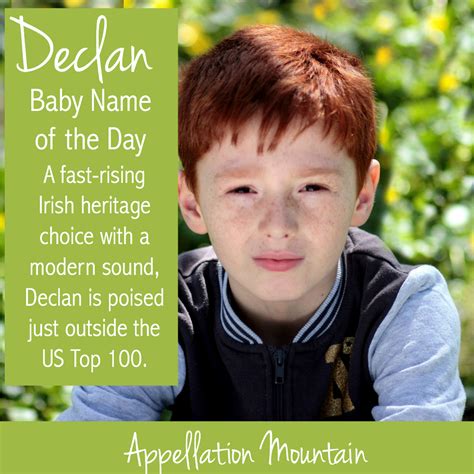 boy name Declan Archives - Appellation Mountain