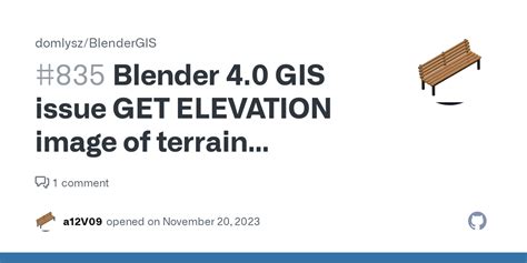 Blender 4.0 GIS issue GET ELEVATION image of terrain disappears · Issue ...