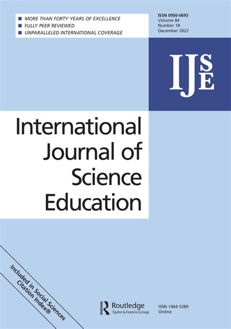 International Journal of Science Education: Vol 44, No 18 (Current issue)