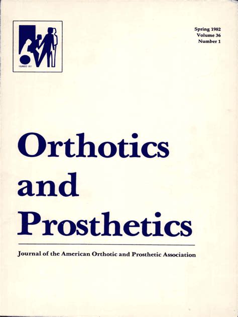 Fillable Online oandplibrary Journal of the American Orthotic and Prosthetic Association ...