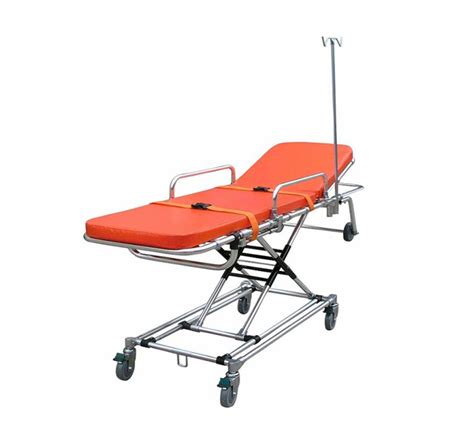 YA-AS04 Foldable Wheeled Ambulance Stretcher With Backrest