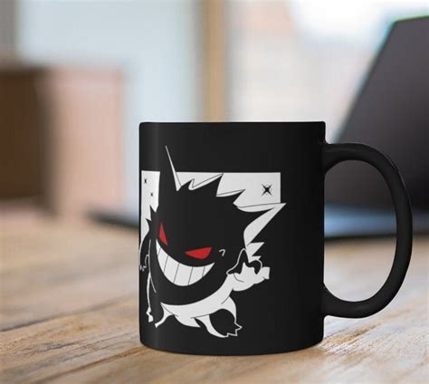 Gengar Mug 11oz Ceramic Coffee Mug / Mug Pokémon fan art | Etsy