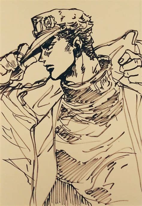 sketch | Jojos bizarre adventure jotaro, Jojo bizzare adventure, Jojo's ...