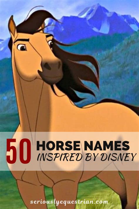 50 Horse Names as inspired by Disney Movies - Seriously Equestrian