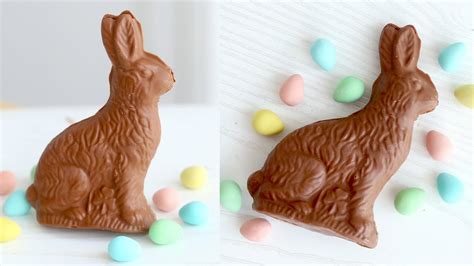 (EASY!) How to Make a 3D Chocolate Rabbit | Chocolate Bunny Recipe - YouTube