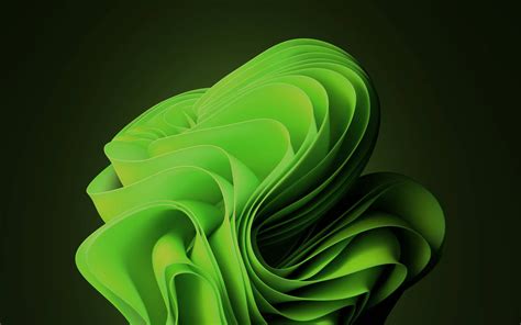 Windows 11 Green Color Default Wallpaper by TheekshanaNirmal on DeviantArt