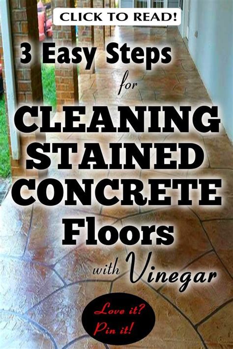 Wondering if cleaning concrete floors with vinegar works? My latest ...