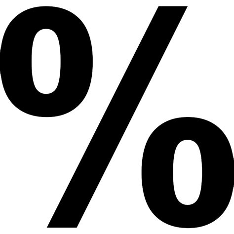 Percentage Vector SVG Icon - SVG Repo