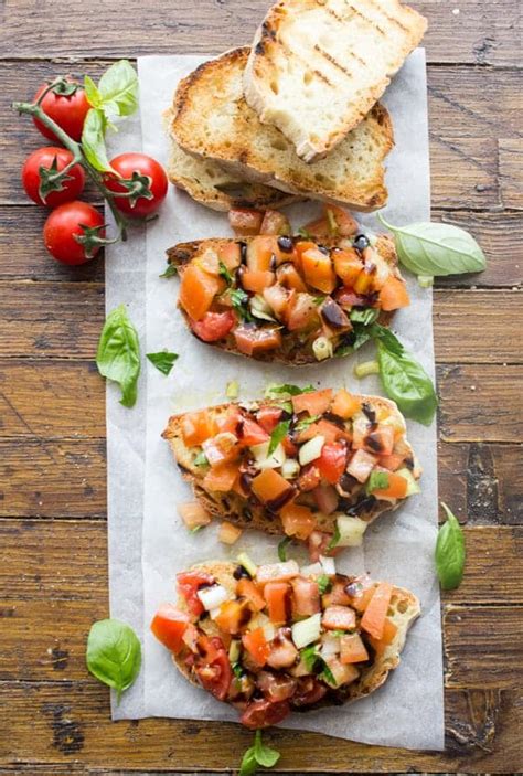 Easy Classic Tomato Bruschetta