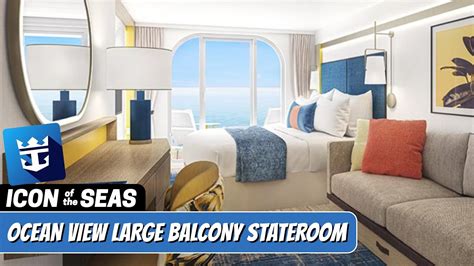 Icon of the Seas | Ocean View Large Balcony Stateroom Tour | Royal Caribbean 2024 | 4k - YouTube