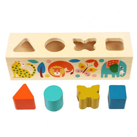 Rex Wooden Shape Sorter Wild Wonders