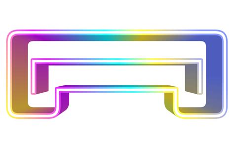 3d render of stripe with rainbow colors 29335700 PNG