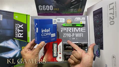 intel Core i7 14700KF ASUS PRIME Z790-P WIFI DEEPCOOL LT720 RTX3060 Gaming PC Build - YouTube