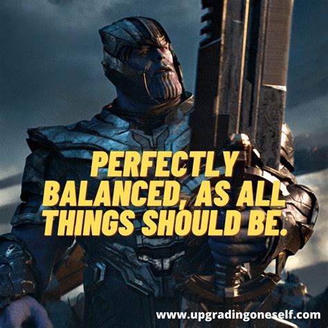 thanos quotes (9) - Upgrading Oneself