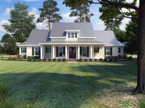 Beautiful Symmetrical farmhouse | Madden home design, French country house plans, Modern ...