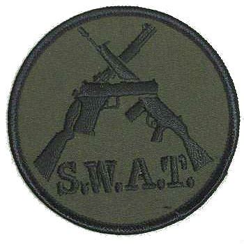 SWAT iron on badge, GER-2131, RTG Parts