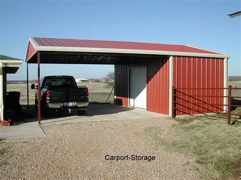 Storage Shed with Carport | Quality metal buildings, awnings and ...