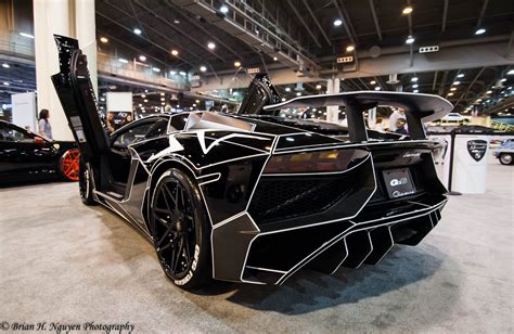 Black Tron Lamborghini Aventador by Giovanna Wheels - GTspirit