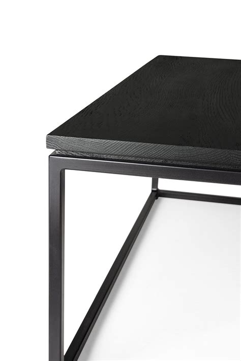 Thin | Oak black coffee table - varnished | Architonic