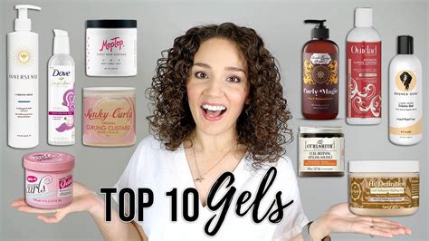 Best Gels for Curls, CGM, Drugstore & High-End - YouTube