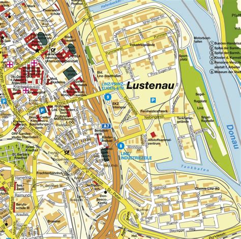 Linz Map and Linz Satellite Images