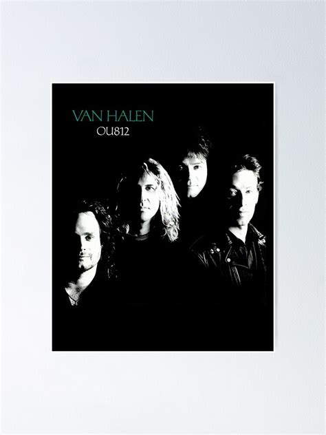 "Ván Hálen Ou812 Album Cover" Poster for Sale by FEQSXCF | Redbubble