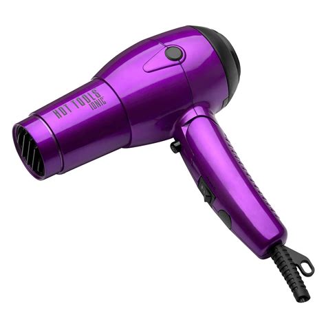 Ionic Travel Dryer - Model # HT1044 - Purple/Black Hot Tools 1 Pc Hair ...