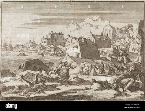 1692 Jamaica Earthquake, illustration Stock Photo - Alamy