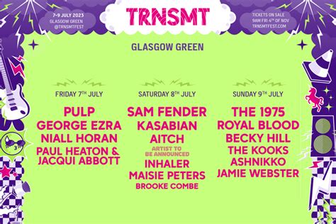 TRNSMT 2023 Lineup Announced | News | RESOUND Online