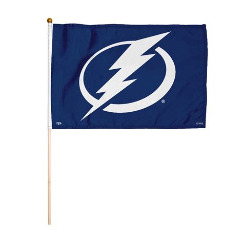 Tampa Bay Lightning Home Logo 12"x18" Stick Flag