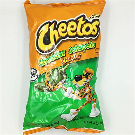 Cheetos Cheddar Jalapeno Crunchy 226,8g - Candymania.sk