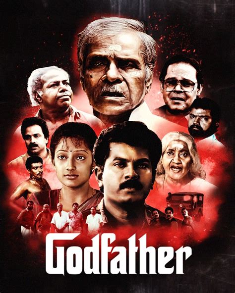 Godfather (1991) Malayalam movie poster in 2023 | Movie posters, Movie ...