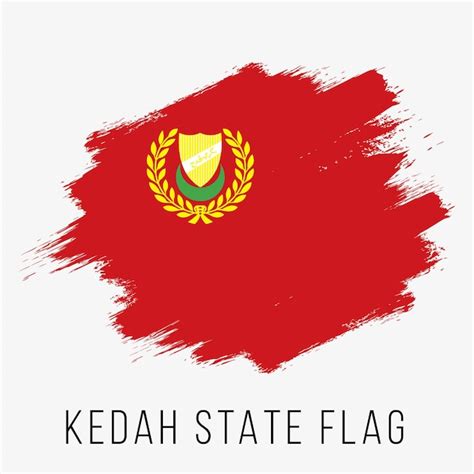 Premium Vector | Malaysia state kedah vector flag design template kedah ...