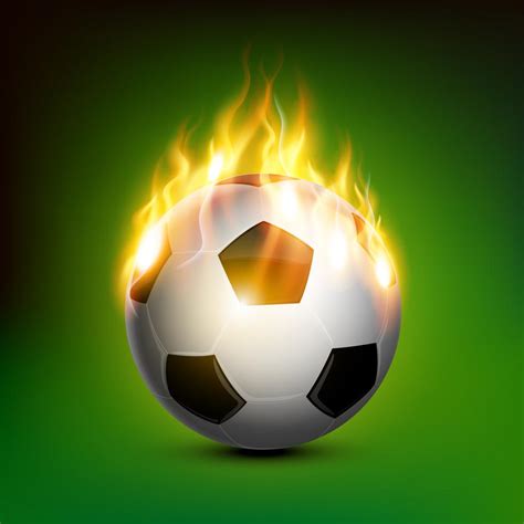 soccer ball on fire 622440 Vector Art at Vecteezy