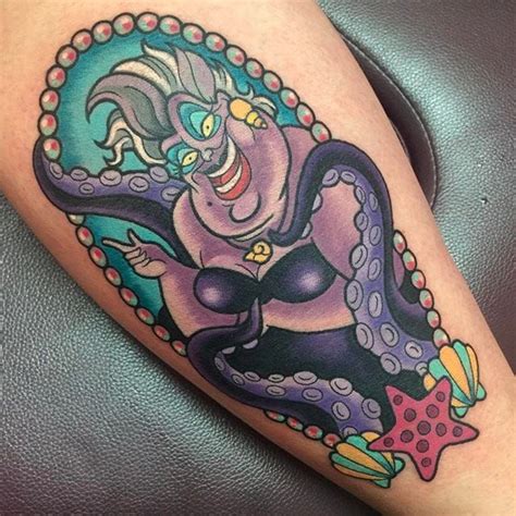 SloppyJoe | Ursula from Little Mermaid. (via IG - sarahktattoo) #Disney ...