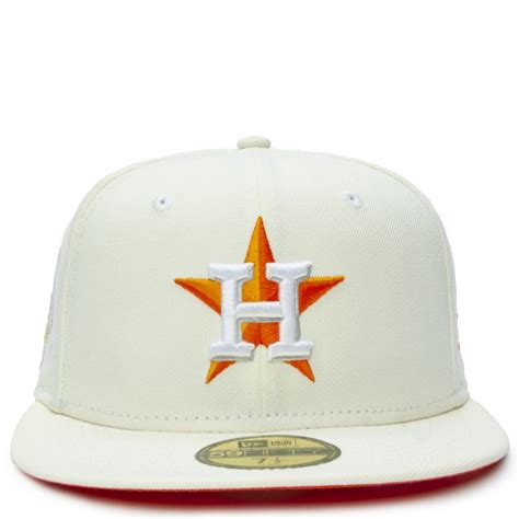 NEW ERA CAPS Houston Astros Chrome 59FIFTY Fitted Hat 70714829 - Shiekh